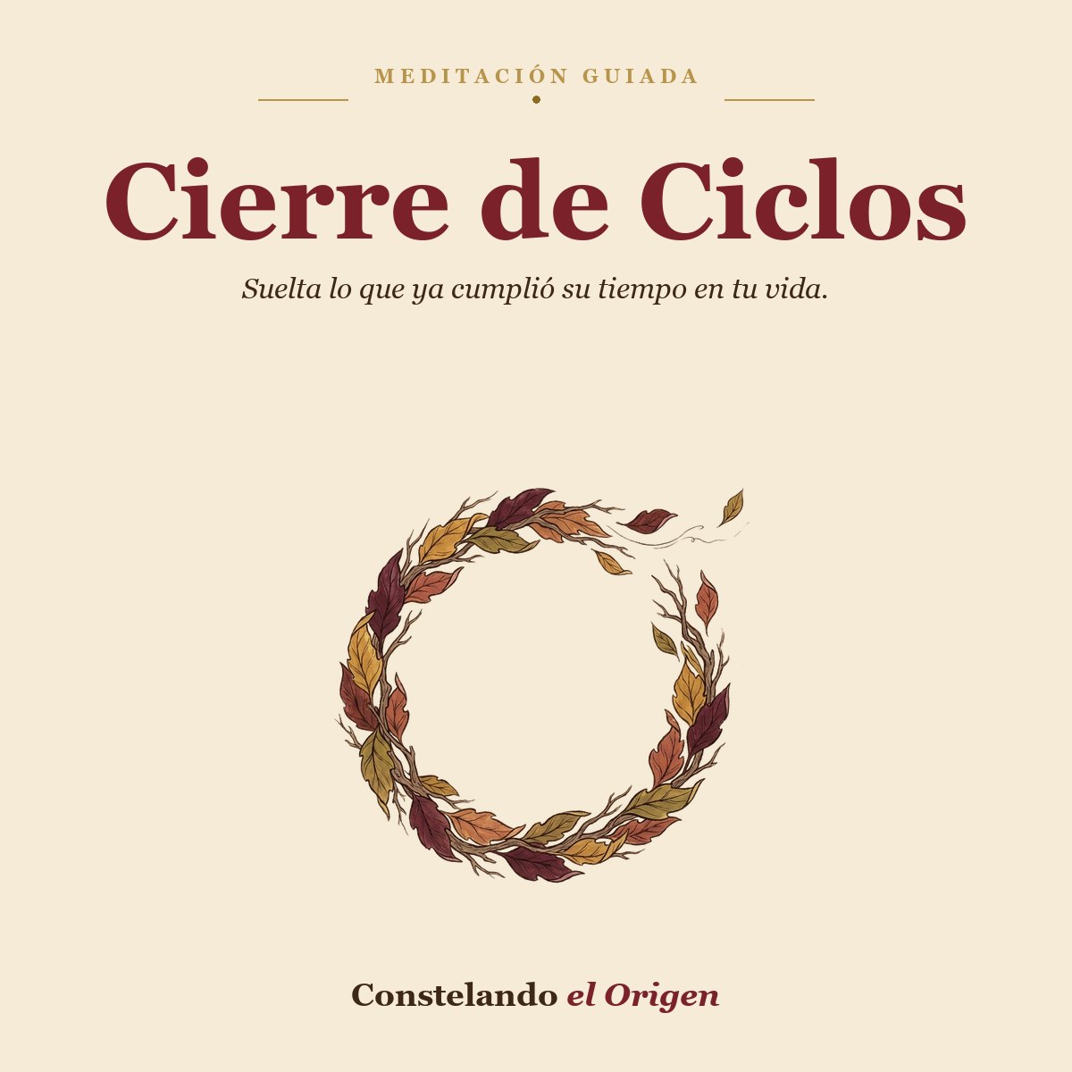 Portada de la meditación Cierre de Ciclos